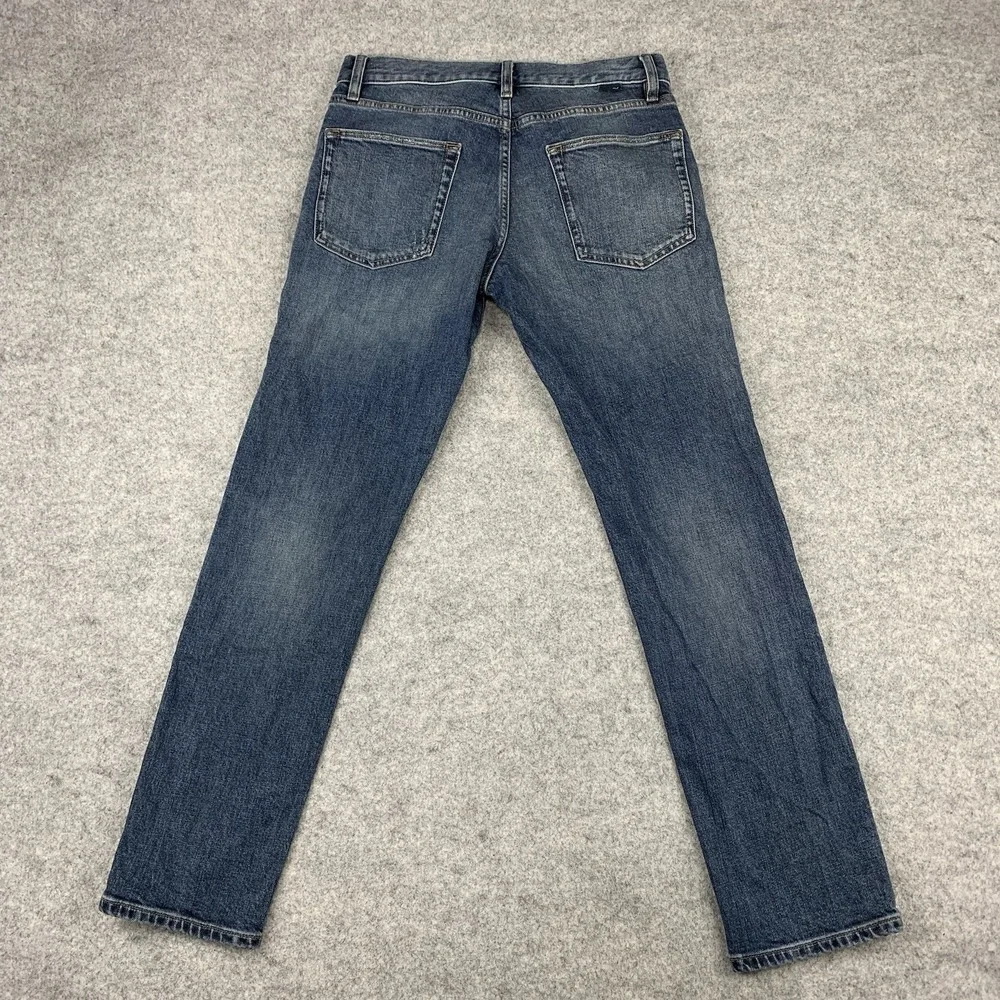 Outerknown Jeans Men 28x30 SEA Local Straight Whiskered Medium Wash Cotton